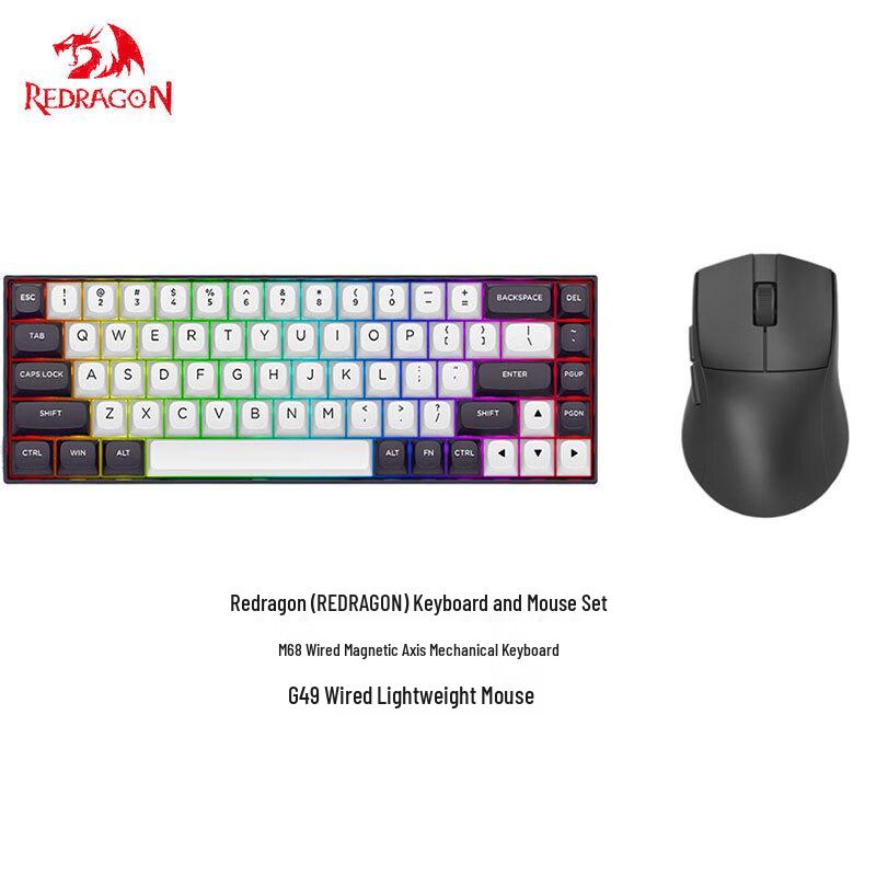 REDRAGON G49 Wired Magnetic Switch Mechanical Keyboard & Mouse Combo