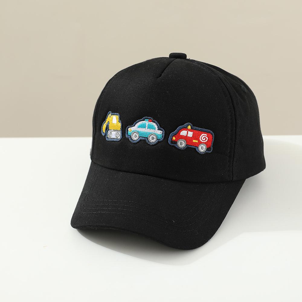 Three Little Cars Children's Baseball Cap Boys and Girls Embroidered Baseball Cap Spring and Autumn New Cartoon Children's Hat