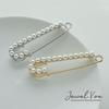 JewelVOX Small Quilt Safety Easy to Use Standard Select [Jewel Box] Brooch, Pearl, Pin, Pin, Size, Gold,