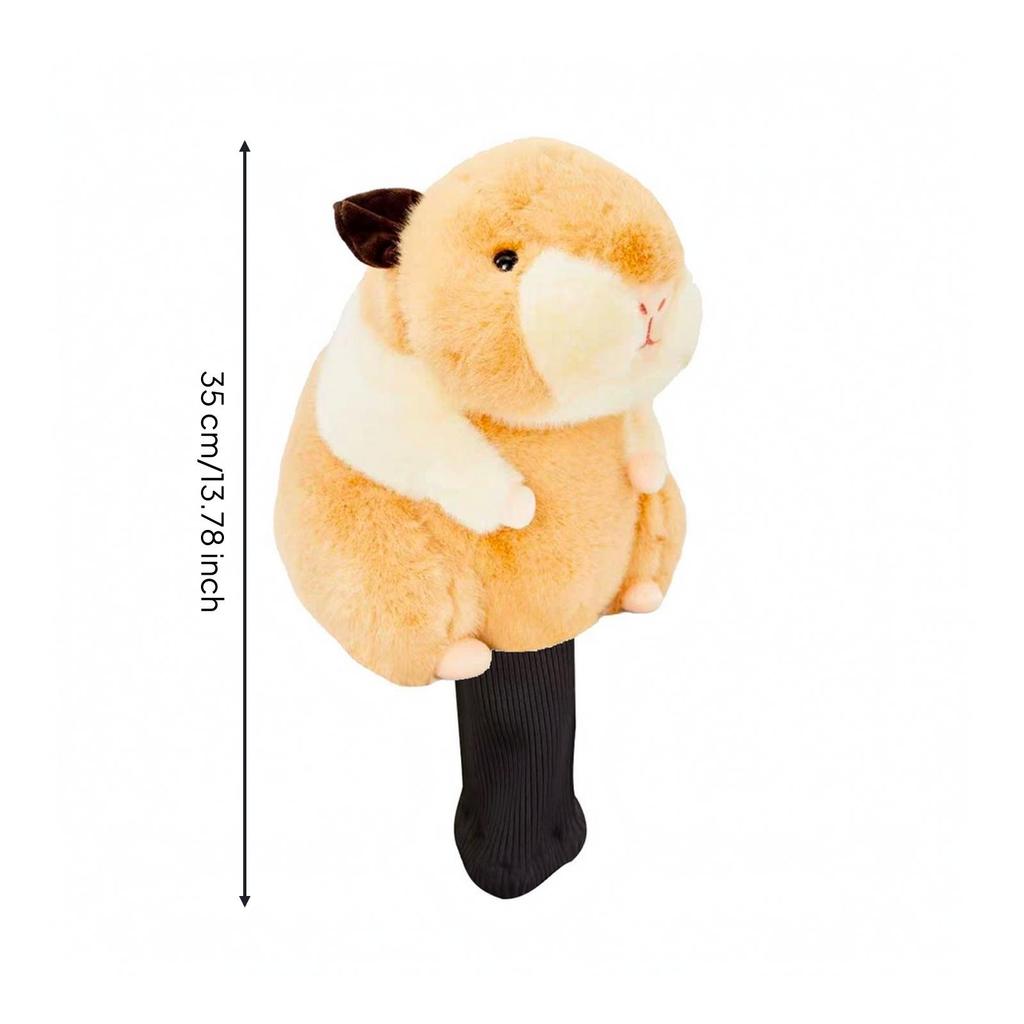 Soft Golf Club Cover with Knit Sleeve Snug Animal Headcover Stretchable