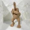 Middle Christmas Finger Originality Model Garnish Office Ornament Toys Prank