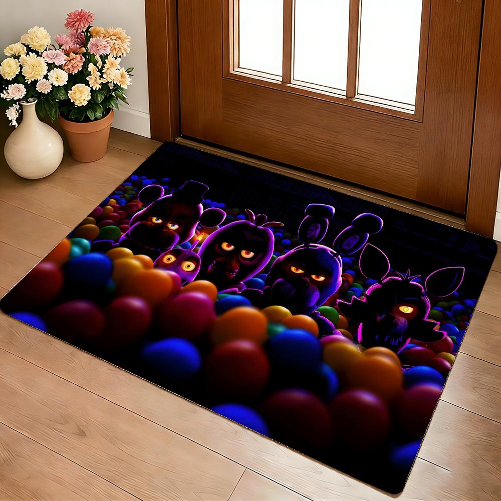 Movie Five N-Nights At F-Freddys2 Floor Mat Cozy Flannel Soft Thick Non-Slip Mat For Living Room Bedroom Kitchen Decor Rugs
