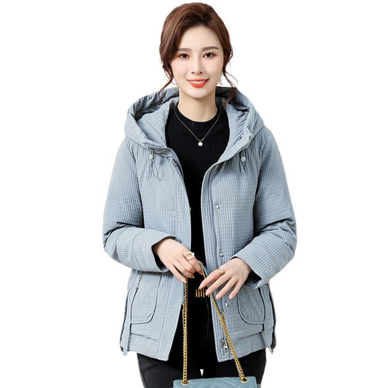 Middle-aged and Old Women's Clothing Winter New Fashionable Large-size Middle-aged Mother Winter Down Jacket Elderly Thickened Cotton-padded Jacket
