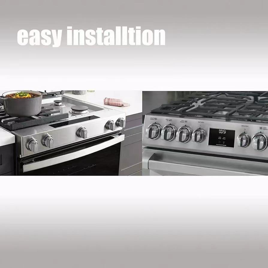 Metal 6mm Cooker Switch Cooking Universal Rotary Switch Oven Switch Gas Stove Adapter Surface Control Lock Gas Stove Knob  For AEZ72909008