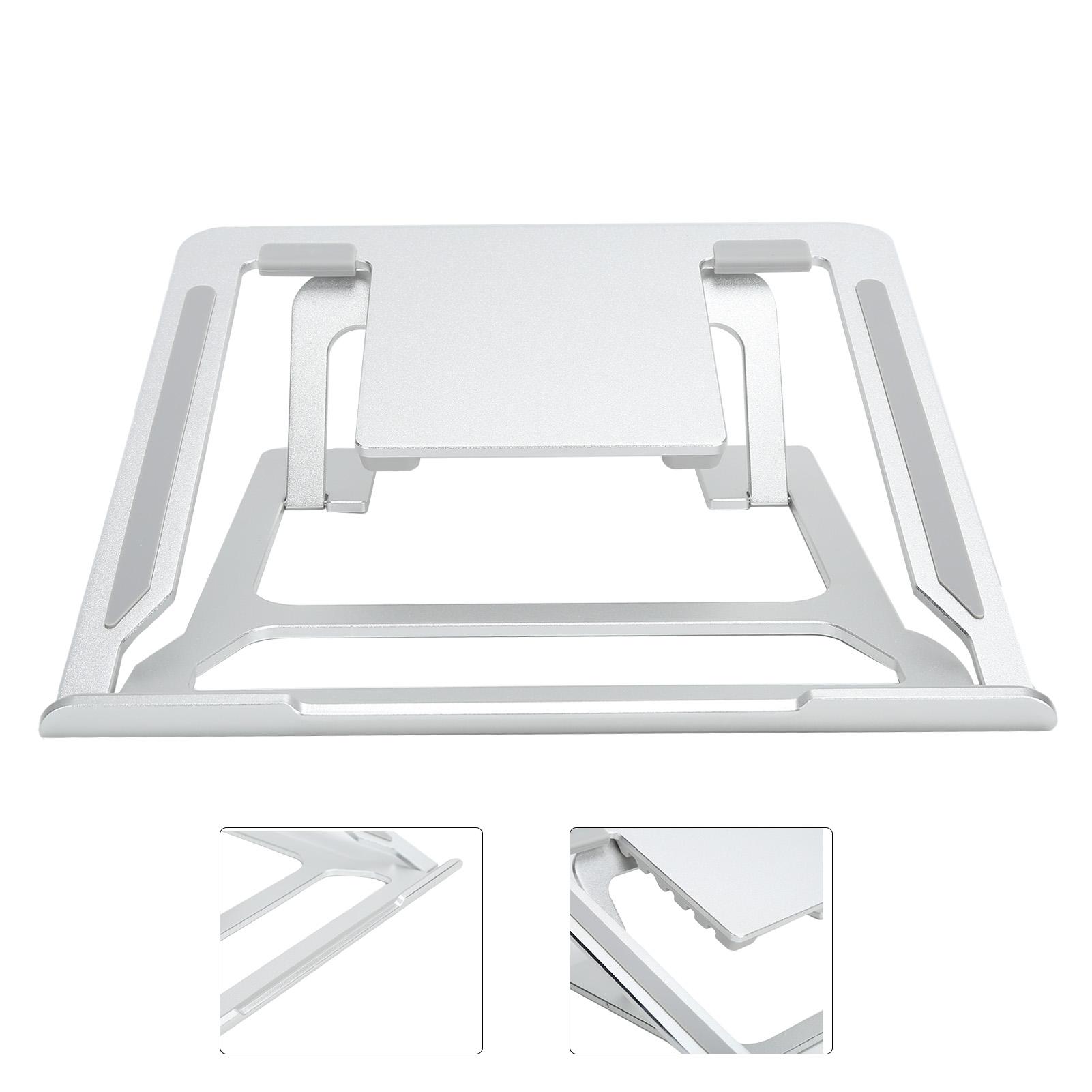 

Подставка для ноутбука складная портативная серебристая алюминиевая подставка для ноутбука C6 для ноутбуков 11‑17 дюймов