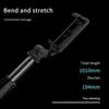 Multifunctional Bluetooth selfie stick with wireless remote and extendable desktop tripod phone stand for smartphones