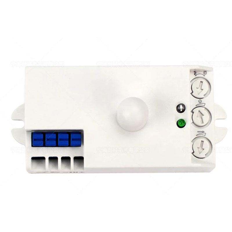 Indoor Best quality Microwave Radar Sensor Light Switch Body Motion DC 12V-24V 5.8GHz With Shell