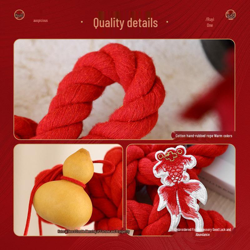 Fu Knot Handle Pendant for New Home Ceremony