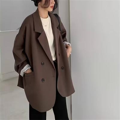 Kurtka damska na wiosnę i jesień w kolorze białym, swobodna, luźna, elegancka, retro