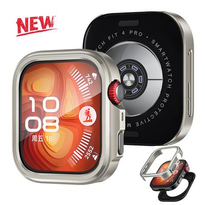 Odolné kovové pouzdra pro Huawei Watch Fit 4 Pro Duté pouzdro Kryt Bumper Kompatibilní s Huawei Fit 4 Pro