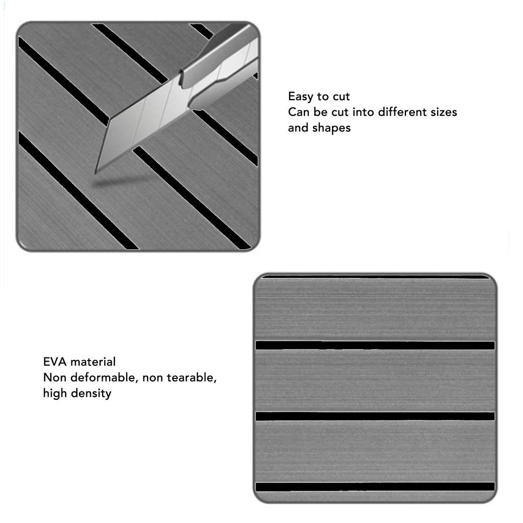 EVA Foam Boat Flooring Decking Sheet Anti Slip Marine Flooring Mat Self Adhesive Deck Pad for Yachts Motorboats RV Floors