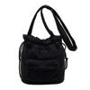 Simple Drawstring Bag Commute Nylon Handbag Portable Shoulder Bag  Outdoor