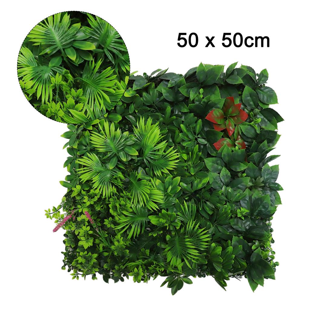 Synthetic Grass Wall Panel Home Decor Artificial Plant Flower Background