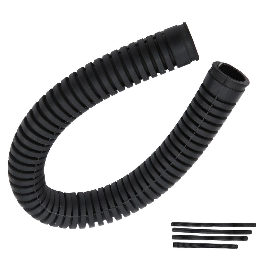 18in Rubber Scuba Diving Round Corrugated Inflator Exhaust Hose  Universal Dive Protection Charge Relief Pipe Diving Accessories
