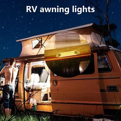 Karavan Tente Işıkları 2200LM LED Spot Işık Çubuğu IP67 Su Geçirmez Otomotiv Ampulleri Göstergeler Dış Aydınlatma Güç ve Elektrik