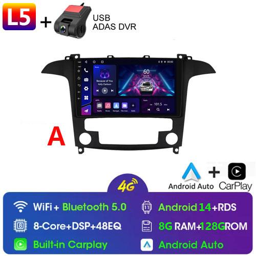 Android14 Car Radio for Ford S Max 2006 2007 2008 - 2010 2011 2015 Car Multimedia Video Player Radio GPS Stereo Auto 2din 7862