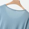 2025 Summer Women's Plus Size Cotton Thin Loose Round Neck Home Dress for Maternity