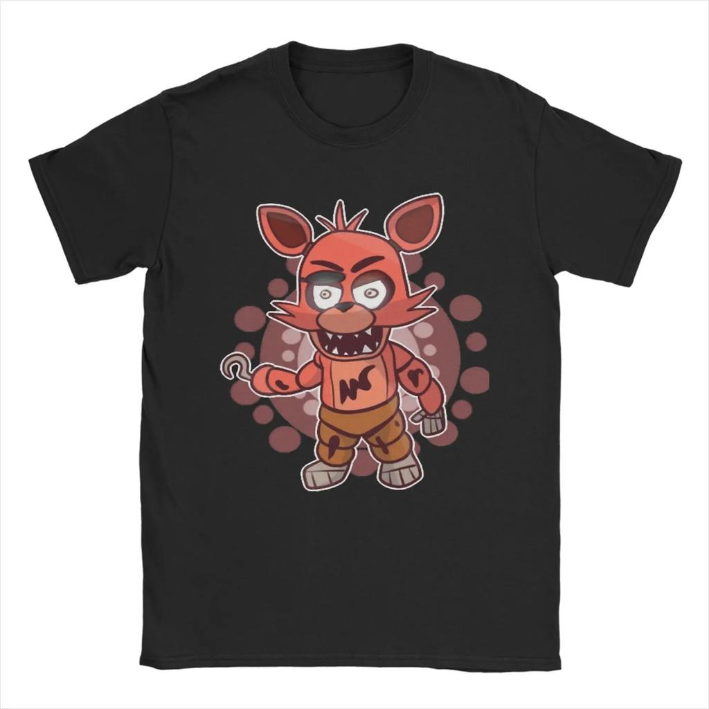 FNAF At Freddys Maglietta Unisex Cotone Fantastica Maglietta Girocollo T-shirt Manica Corta Abbigliamento