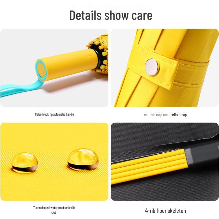 72-Bone Automatic Large Sunshade Umbrella: Durable Parasol for Women and Men, Ideal for Sunny and Rainy Days.