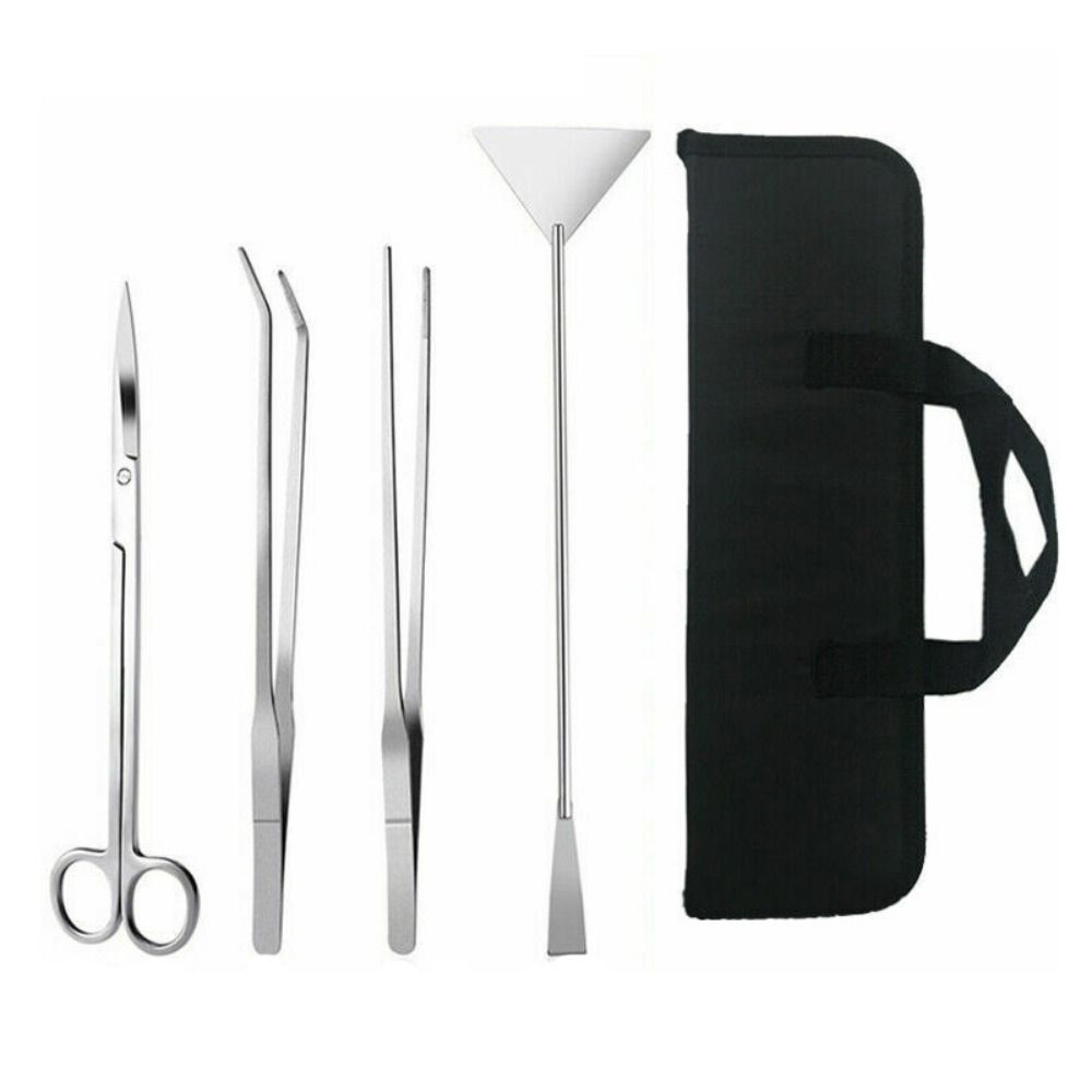 Tank Shovels Trim Tool Tweezers Scissors Cleaning Tools Plants Wave Scissors Aquarium Tools Kit