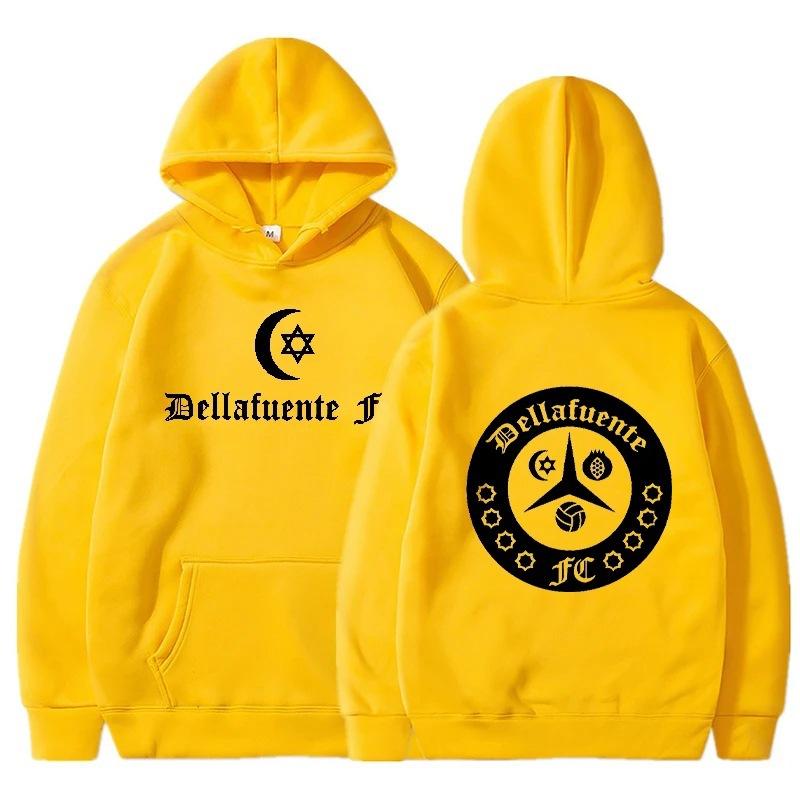 Dellafuente Hoodies Men Fashion Letter Graphic P