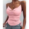 Mujer Elegante Slim Temperamento Cuello Oscilante Punto Camisola Top Talla Grande