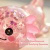 3 Stück Salamander-Kacke Quetschspielzeug Stressabbau Glitzernde Salamander-Kacke Stressball Sensorisches Spielzeug Dekompression Fidget Spielzeug Partygeschenke