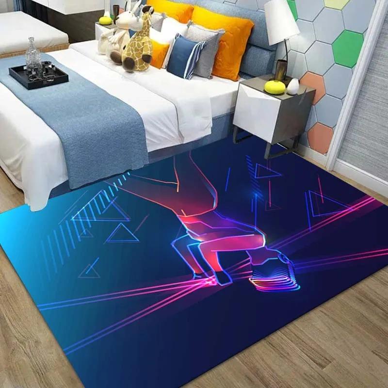 Abstract Sci-fi Characters Printed Floor Mats Front Door Decoration Home Living Room Floor Mats