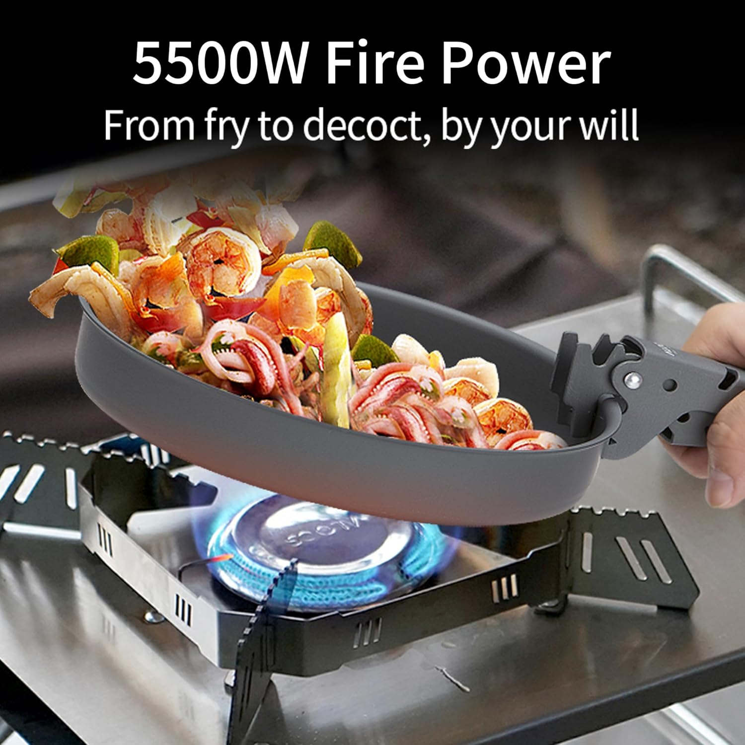 

Portable Camping Stove with Adjustable Burners, Foldable Gas Stove for Hiking, Camping, Emergency Use United States