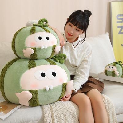 Melon Eating Crowd Pillow Plush Toy Watermelon Doll Cushion Doll Sleeping Doll Cushion Children's Girl Gift