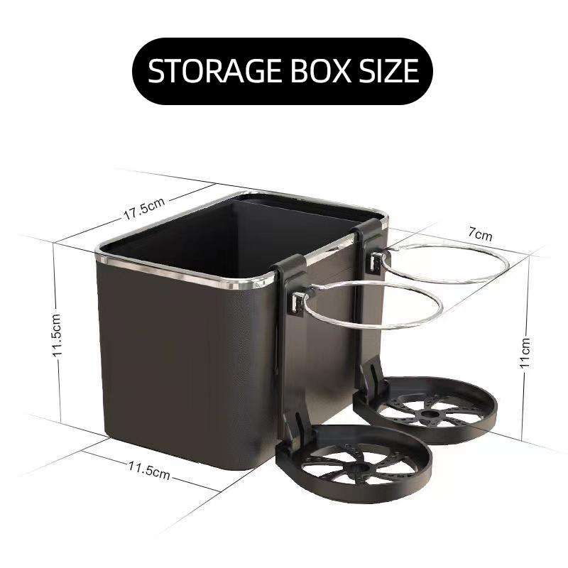 Multifunctional Car Tissue Box Cup Holder Car Organizer Box Tissue Storage Box Mobile Phone Drink Holder Car