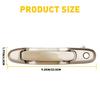 Door Handle for 1998-03 Toyota Sienna Beige Outside Front Left Side Driver LH