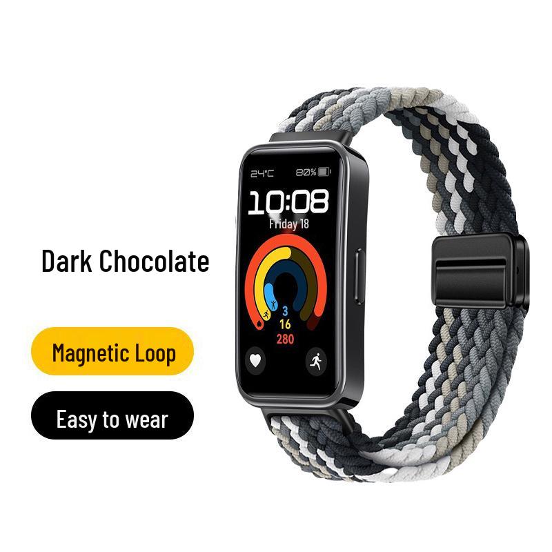 Huawei Band 10 Nylon Woven Strap with Magnetic Buckle for Smart Band 8/9