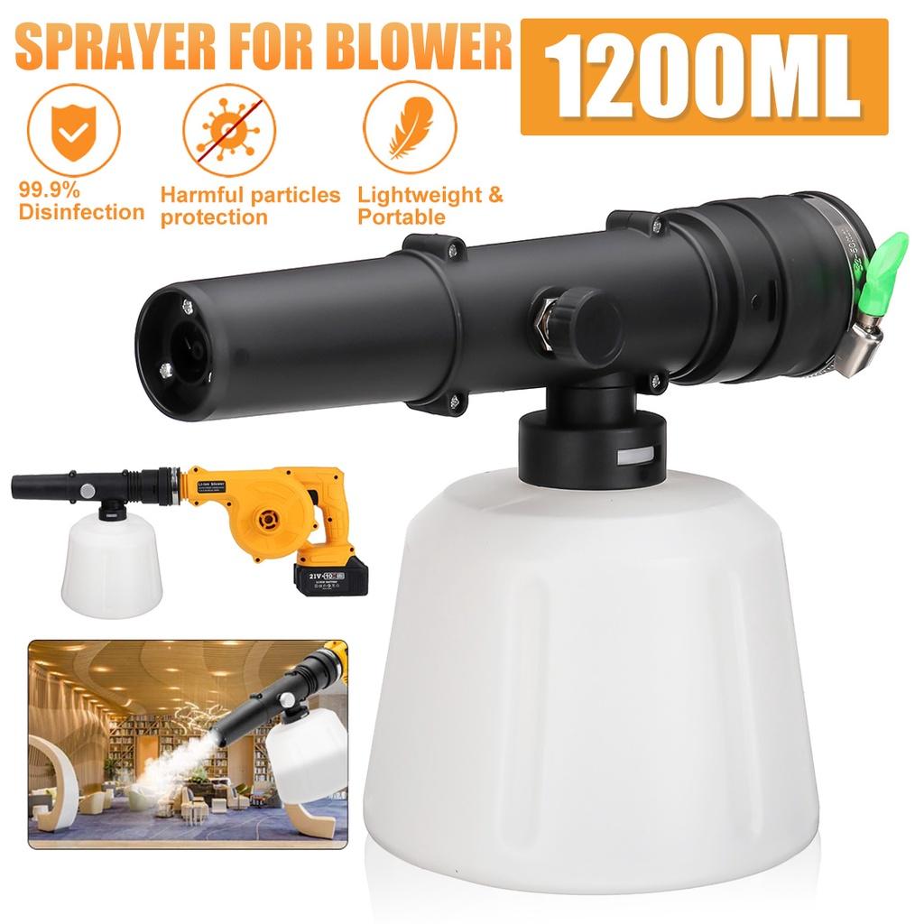 1200ML 280ml/min Universal High Capacity Water Tank Sprayer for Cordless Electric Air Blowers Leaf Vacuum Cleaner 8m Spray Distance ABS