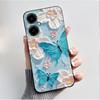 Luxury Fashion Butterfly Flowers Cases For BLU G64 Phone Case Shock Proof Black Soft Silicone Back Cover For BLU G64 G 64 Fundas