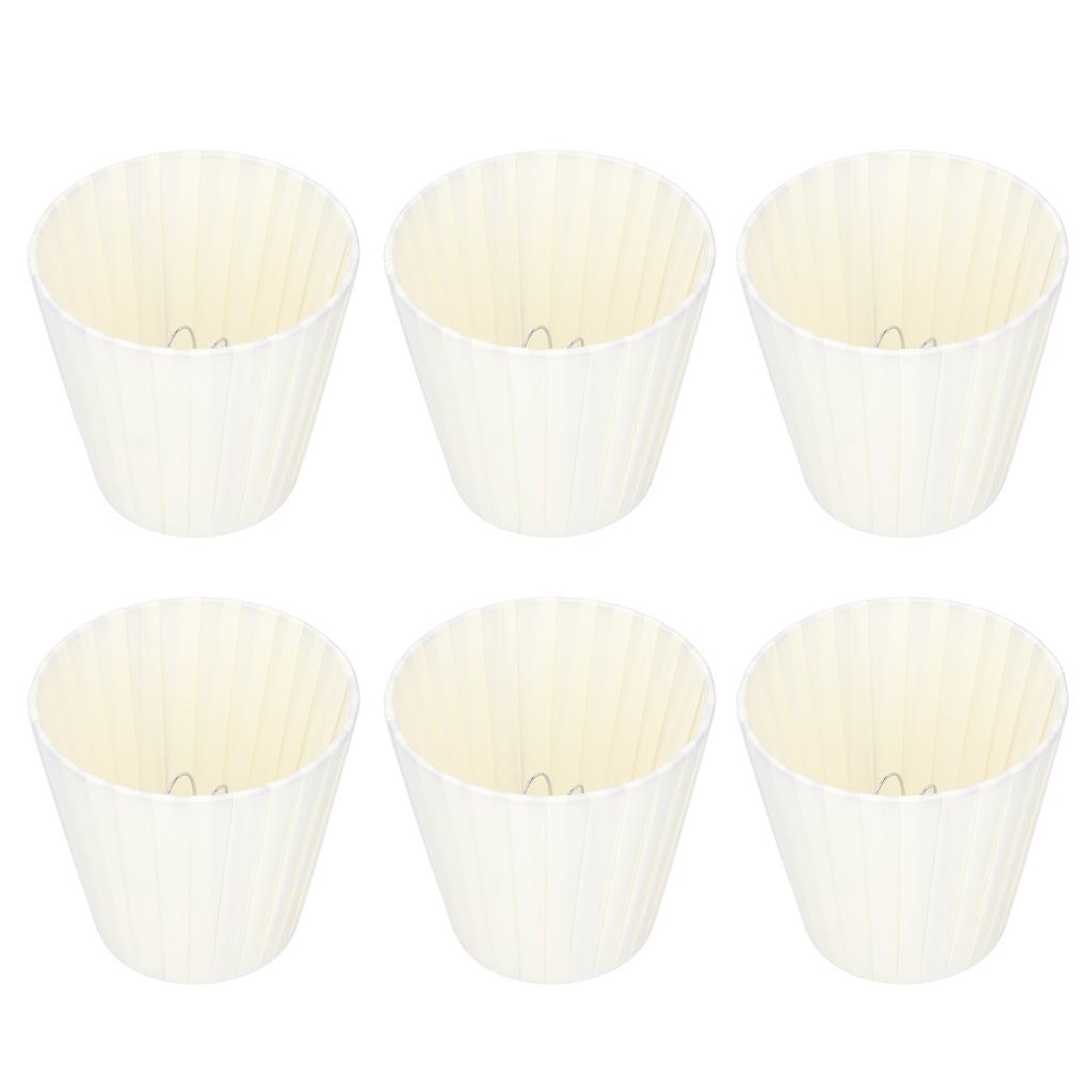 6Pcs Lamp Shade Cloth Crystal Chandelier Wall Light Modern Simple Household Supplies