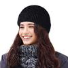 Unisex Winter Reflective Beanies High Visibility Noctilucent Reflective Knit Hat Glow In Dark For Winter Night Walks