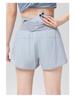 Women's Quick-Dry Anti-Exposure Yoga Shorts - Two-Piece Design, Running/Fitness, Thin Three-Quarter Length
