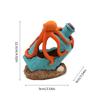 Drifting Bottle Octopuses Aquascaping Stone For Fish Tanks Resin Decorations Safe Lightweight Design
