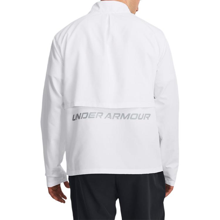 Under Armour Jackets Men's White Stand Collar Moderate Other 1376797-100
