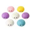 1/3/5Pcs Bubble Blowing Cartoon Dumpling Toy Stress Relief Steamed Bun Squeeze Toy Soft Stretchy Bubble Dough Ball Fidget Toy