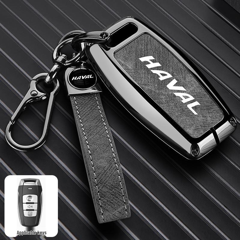 Haval Car Key Case: Great Wall H2S, H6, First Love, Big Dog, M6, H4, F7x, F5, H9 - Zinc Alloy Buckle and Shell.