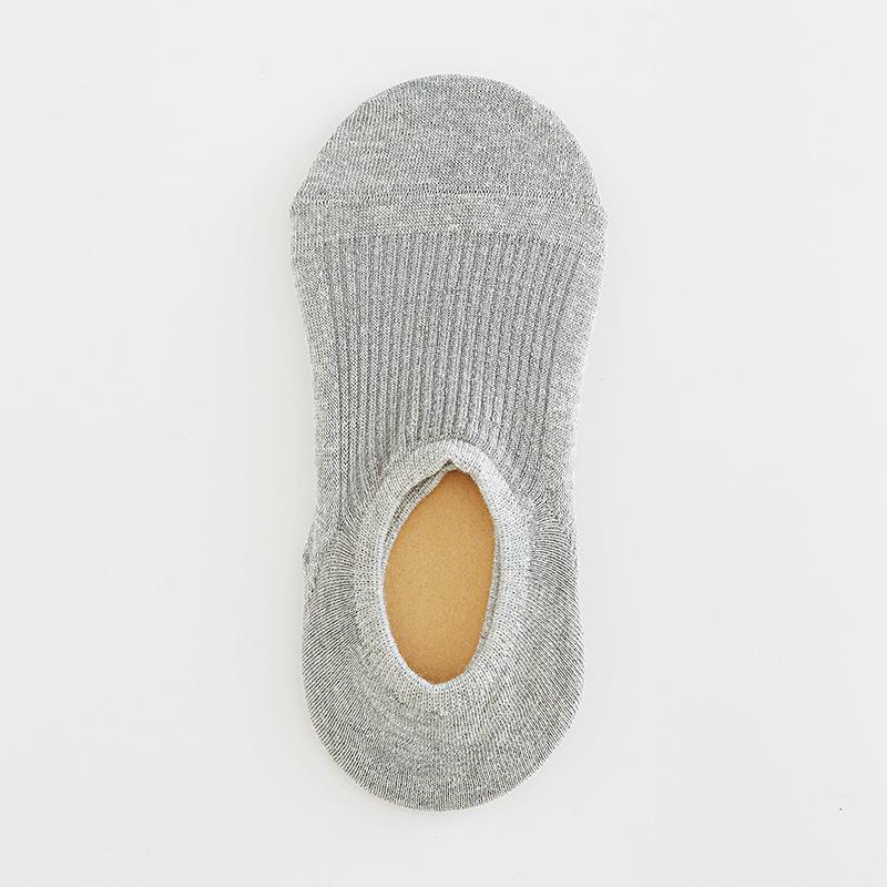 Spring/Summer Japanese Anti-Slip Cotton Invisible Women's Socks - Solid Candy Colors, Low-Cut, Casual.