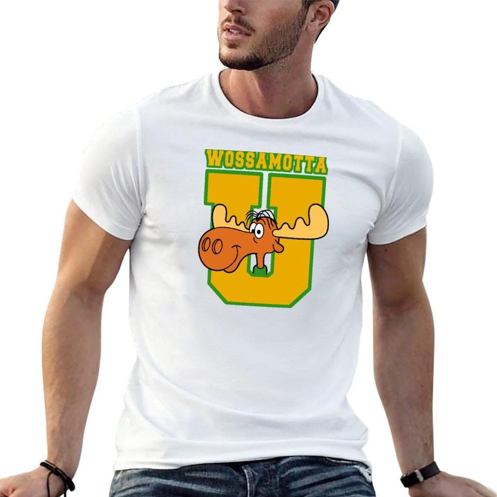 Wossamotta U Tshirt All Match Print Short Sleeve Top