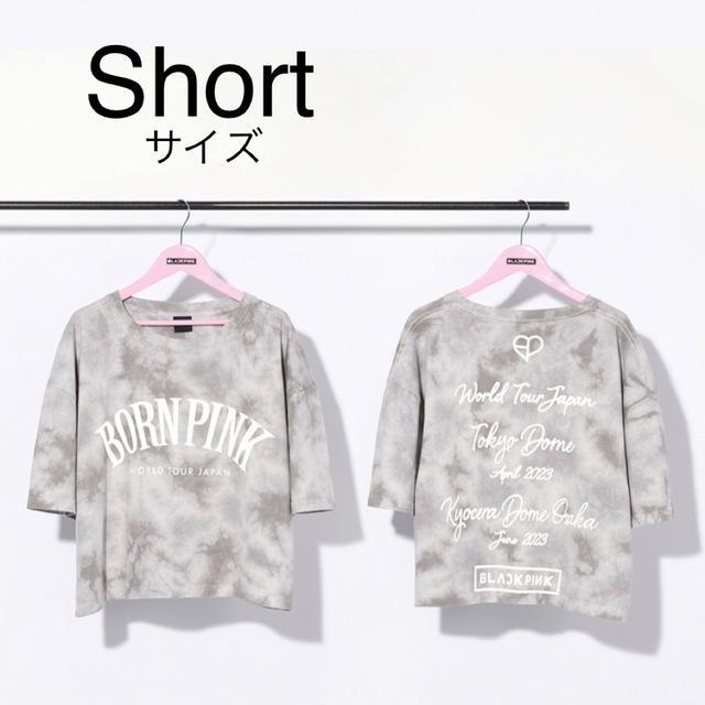 [USED] BLACKPINK T-shirt GRAY TIE DYE
