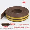 6Meters Weatherstrip Foam Window Weather Stripping New Door Seal Strip  Window