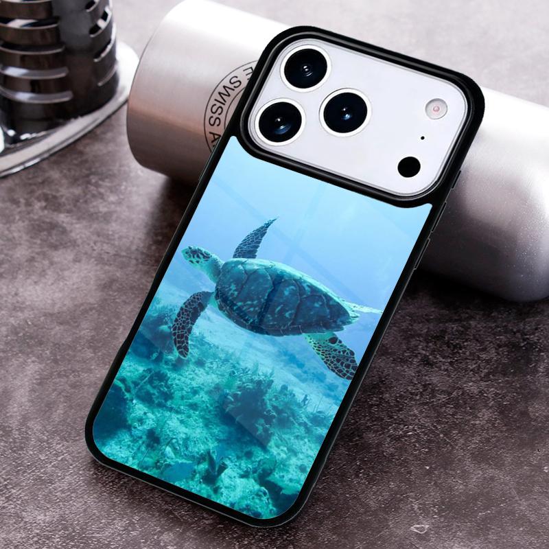 Cartoon Turtle soft Phone Case For iPhone 17 16 15 14 13 12 11 Pro Max Plus 17Air Soft Silicone Cover