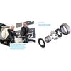 Cuscinetto Ibrido Ceramico 6806RS 30*42*7 mm ABEC-5 1PZ Movimenti Centrali & Ricambi per Bicicletta 6806 RS 2RS Cuscinetti a Sfera Si3N4 6806-2RS