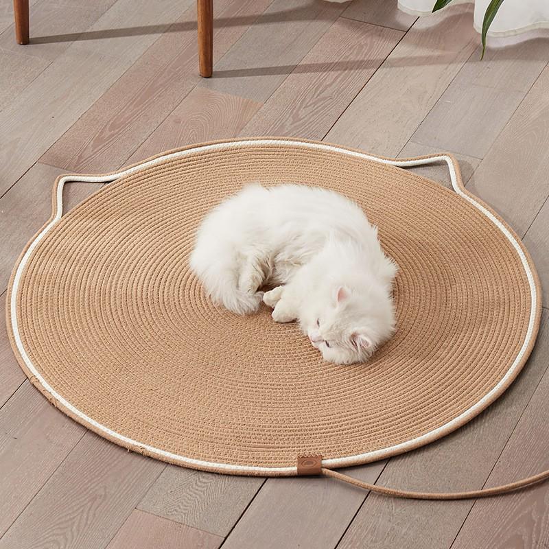 Cotton Thread Knit Cat Nest Cat Claw Board Scratch-resistant Wear-resistant Cat Scratch Board Does Not Lose Cat Claws and Claws Crawling Pad