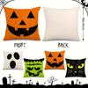 1 Pcs 18 X 18 Inch Halloween Character Expressions Throw Pillow Cover  for Holiday Home Couch Sofa Decoration